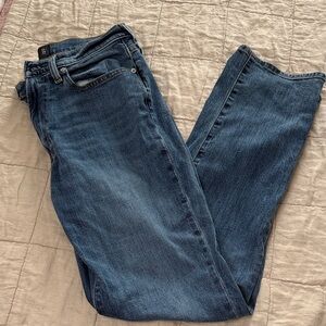 Abercrombie & Fitch Dark Blue Straight Leg Jeans